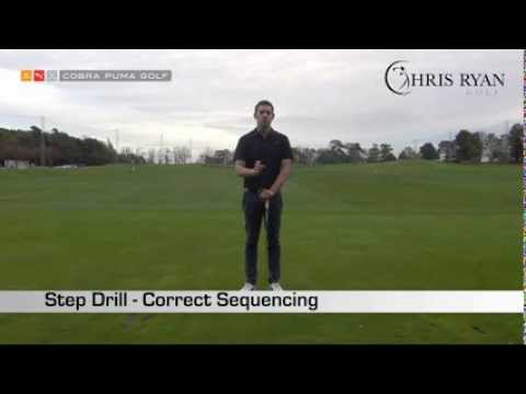 How to Start your Downswing, Golf Step Drill