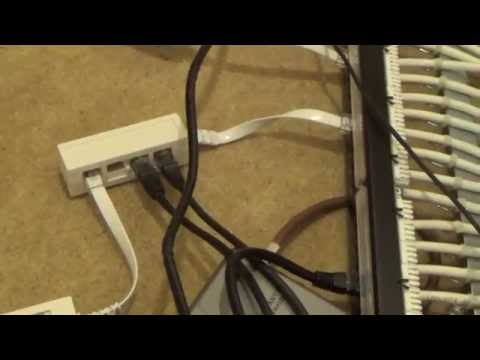 how to connect rj45 to patch panel