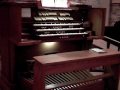 Mr. A. playing  Bach's Pelude in G.