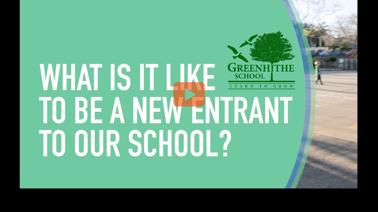 What is it like to be a new entrant at Greenhithe Primary School?