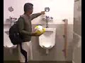 Stoopid Kid Flushes Broken Urinal.avi