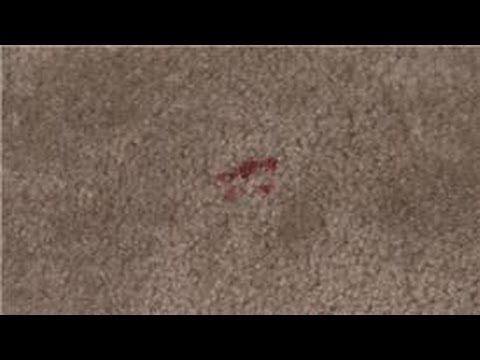 how to remove red wine from carpet