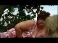 Fat woman jumps on bouncey castle!!!!!