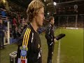 Tjerna blir inbytt till ett mäktigt drag på Råsunda mot IFK Göteborg i svenska cupen 2009.