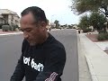 In this episode you will ride with CG and I as we pick up a 2007 FLHX Harley Davidson Street Glide. Apparently this guy skipped from Texas after wrecking the bike. Moved to his sisters in Chandler, Az. got the bike fixed (mostly) but stopped paying for it. His sister did a great job giving him my number after we hit her place for the unit. He called in and setup the meet over in Peoria, Az. at a buddies where he was hiding the bike. He had to jump start it but had it warmed up for us and the rest is history.. PS I much prefer my 2000 fatboy over the Street Glide any day!! Music is That's a wrap by Kevin macleod www.incompetech.com.