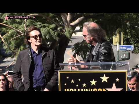 Paul McCartney Walk of Fame Ceremony