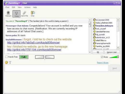 how to join chatroom in yahoo messenger