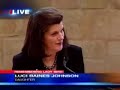 Lady Bird Johnson Funeral - Luci Baines Johnson Eulogy PT 2 Lady Bird Johnson Funeral - Luci Baines Johnson Eulogy PT 2