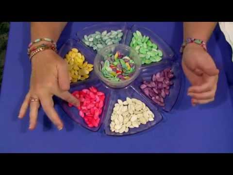 how to dye pumpkin seeds