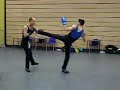 oxford savate seminar - touch sparring demonstration