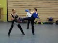 oxford savate seminar - touch sparring demonstration