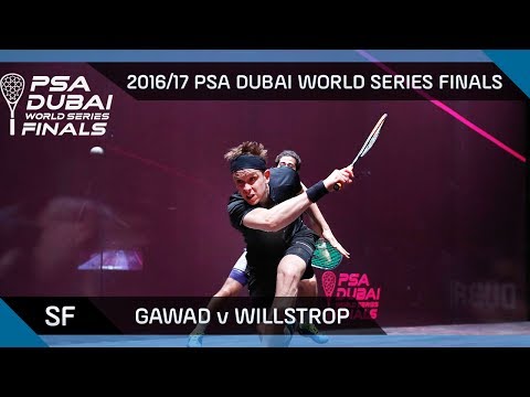 Squash: Gawad v WIllstrop - Semi-Final - PSA Dubai World Series Finals 2016/17