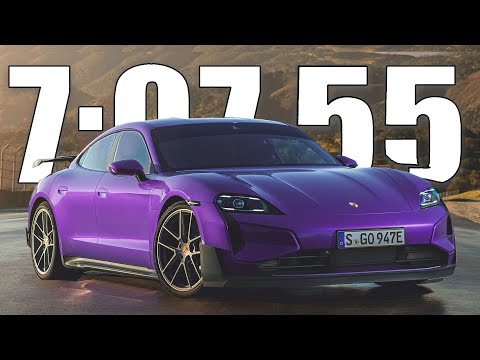 Porsche Taycan Turbo GT with Weissach package Blazes Nurburgring in 7:07.55