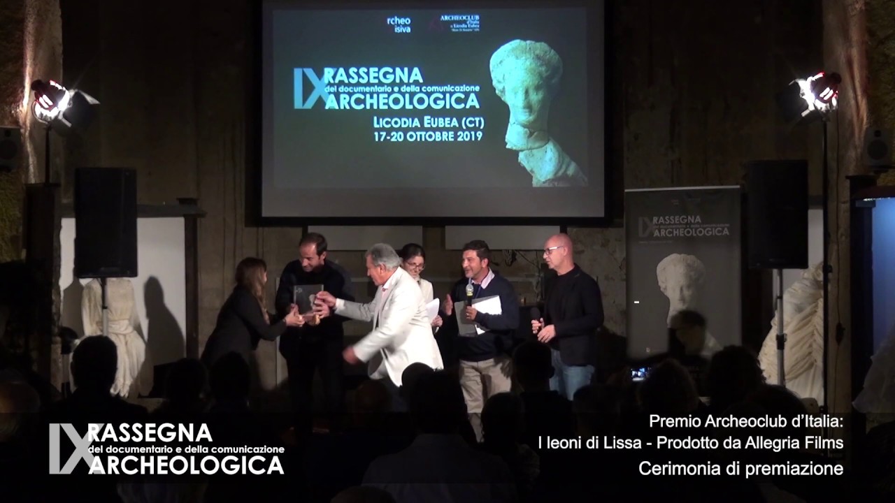 Cerimonia di premiazione   IX Rassegna del documentario e della comunicazione archeologica