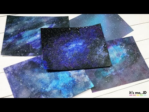 video-linktoworks-5 EASY WAYS TO DRAW A GALAXY | Paint Galaxies Using ...