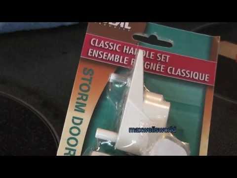how to install rv screen door latch