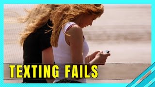 When Texting While Walking Goes Wrong | Funny Accidents and Fails
