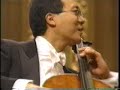 Yo-Yo Ma: Elgar Cello Concerto, 4th mvmt