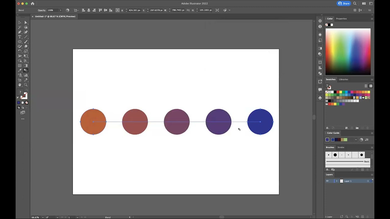 Create colour palette quickly - Adobe Illustrator