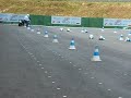 Motorbike safety - slalom with a Honda CBF1000