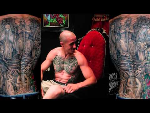 back tattoo - An interview with Super Client Nick Anderson, and his thoughts about his chosen artist James Danger and a demonstration time lapse of his first place award w...