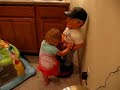 Young Ohio State Buckeye Fan Kisses Woody Hayes