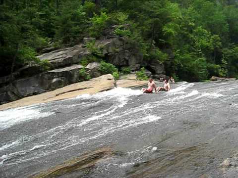 Shooting Bridal Veil Falls At Tallulah Gorge State Park, Georgia