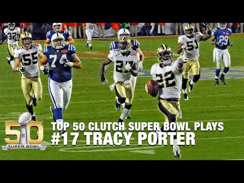 Video: #17: Tracy Porter’s Game Sealing INT in Super Bowl XLIV | Top 50 Clutch SB Plays