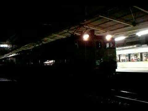 寝台急行銀河　大船駅入線から出発まで２