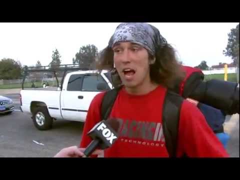 insane - This has got to be the Most insane news report ever done at the scene of a crime! BRAVO Reporter for not laughing. YOUR WORTH WHILE, NOBODY CAN EVER TAKE THA...
