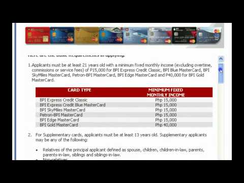 how to apply for credit card