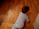 Josh pushes toy