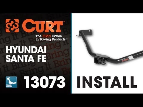 Trailer Hitch Install: CURT 13073 on 2011 Hyundai Santa Fe