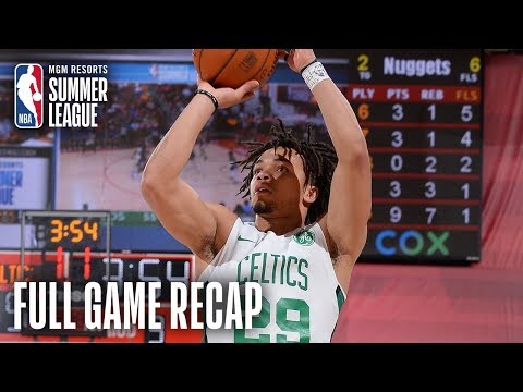 Video: NUGGETS vs CELTICS | Carsen Edwards Shines Again For Boston | MGM Resorts NBA Summer League