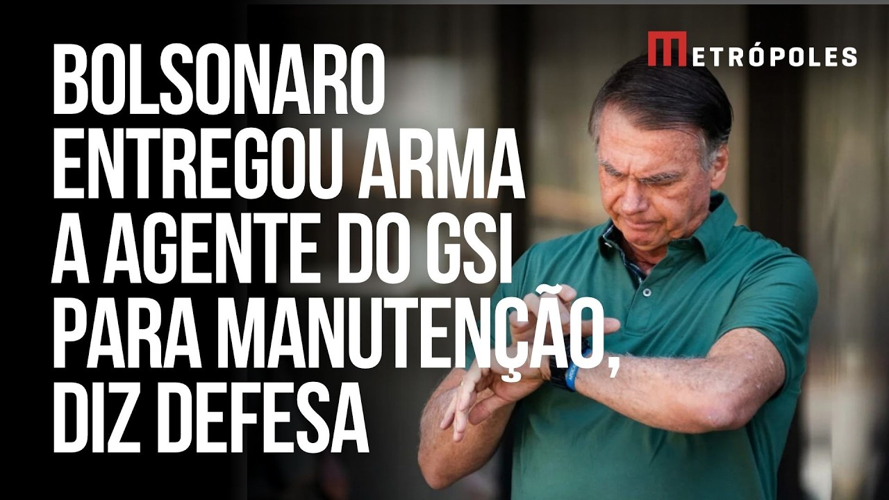 Bolsonaro diz ao STF que entregou arma a agente do GSI para manutenção