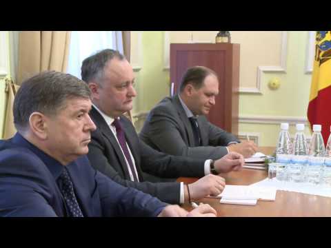 Игорь Додон встретился с Послом Румынии в РМ