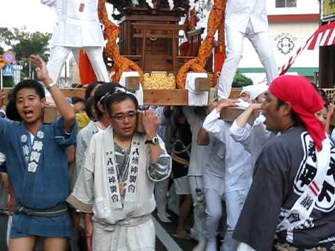 八幡神社夏祭り神輿渡御  3