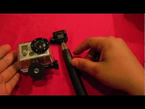 how to attach xshot to gopro