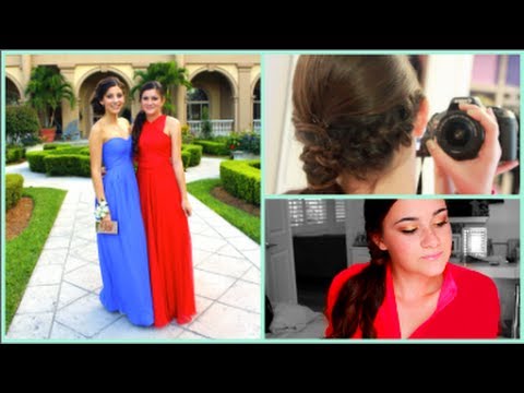 Get ready for prom with me + pictures!