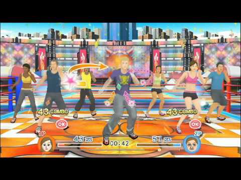 Picture from ExerBeat gameplay
