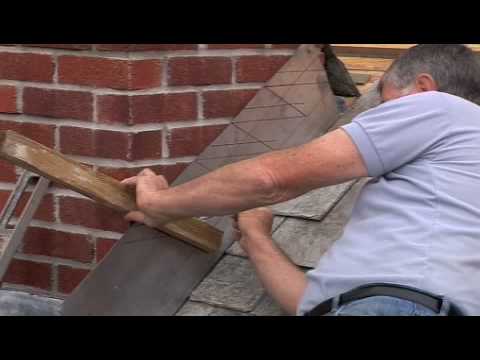 how to fasten flashing to a chimney