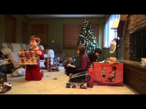 gift reaction funny - Paul lets one slip because he is so excited about what he got from Santa for Christmas. For those who just want to see the highlight it is at 1min and 11 sec...