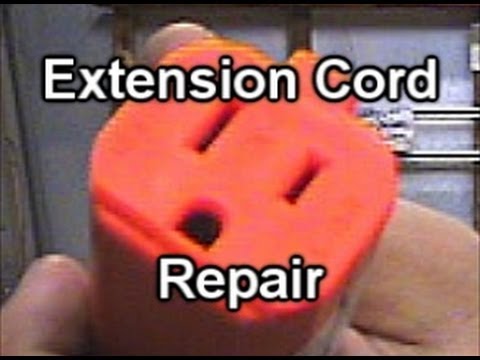 how to attach extension cord to wall