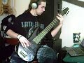 Cannibal Corpse Frantic Disembowelment on bass guitar