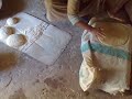 Making bread, traditional bread Atlas Mountains Morocco