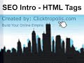 Search Engine Optimation (SEO) Intro - HTML Tags