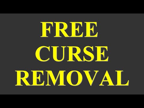 how to remove a curse