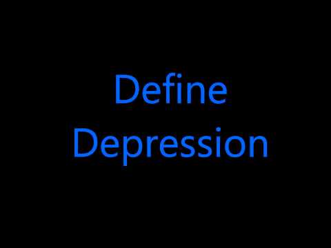 how to define depression