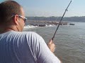 ohio river fishing catching a big striper \"fish on \" ohio river fishing catching a big striper \"fish on \"