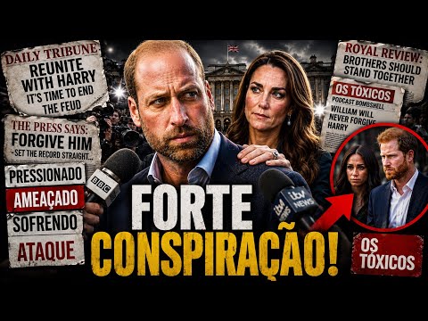 WILLIAM APLICA METODO ANTI TOXICO A HARRY E MEGHAN E SOFRE ATAQUE FEROZ